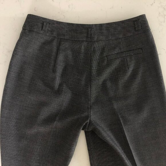 Gerry Weber Classic Straight Leg Poly Viscose Blend Trouser Pants Gray Blk Sz 6 - Picture 9 of 15